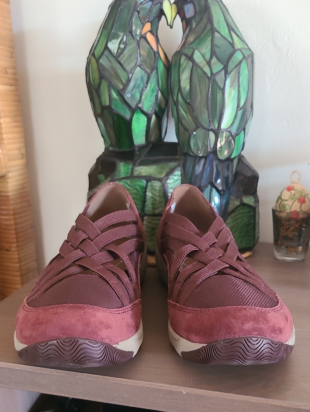 Dansko Hilde Criss-Cross Suede Slip On's Size 7.5 - Picture 3 of 11